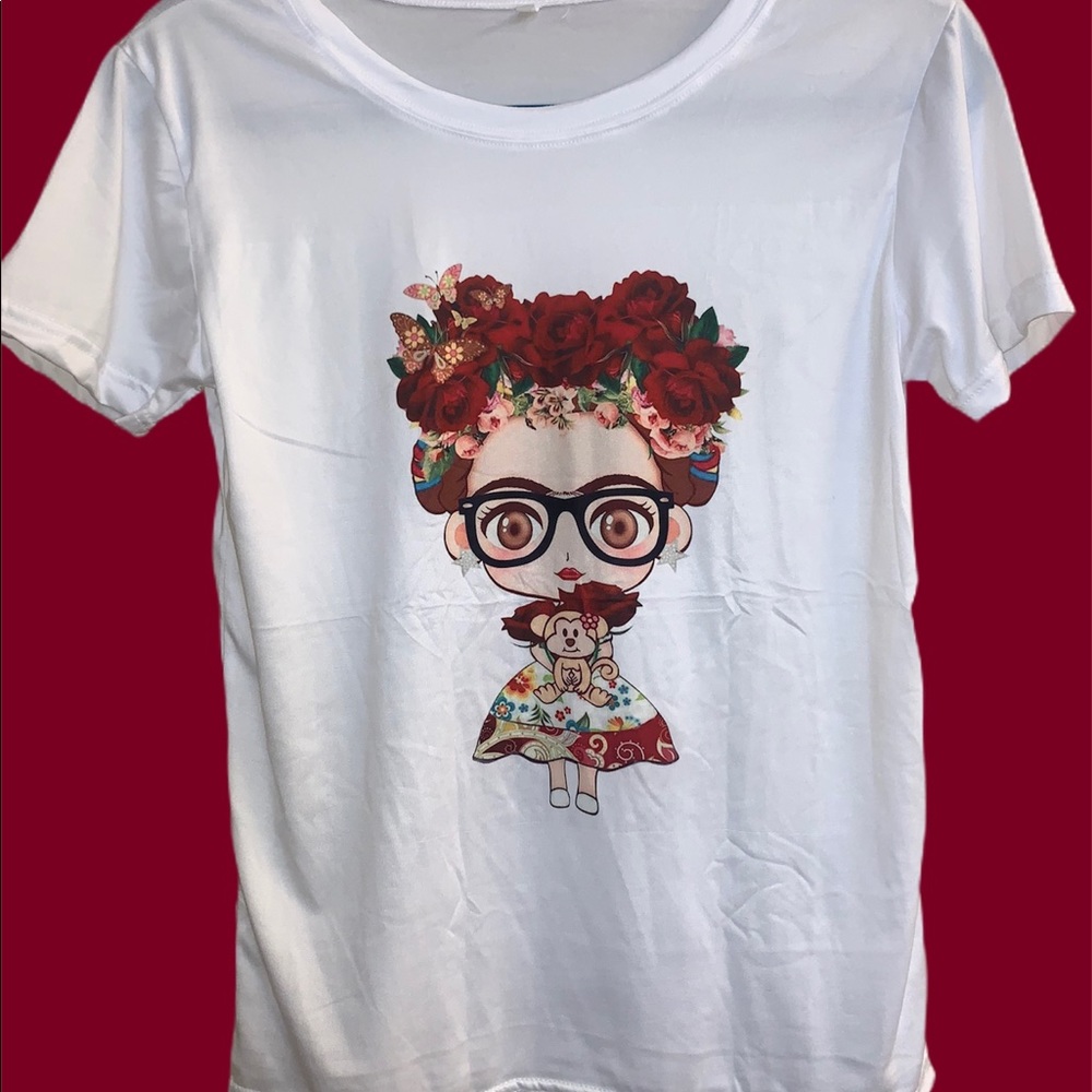 frida kahlo ladys shirt